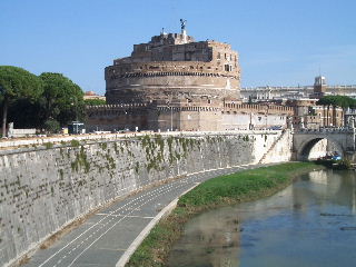 Italien Rom Städtereisen Castel St.Angelo am Vatikan Ostern